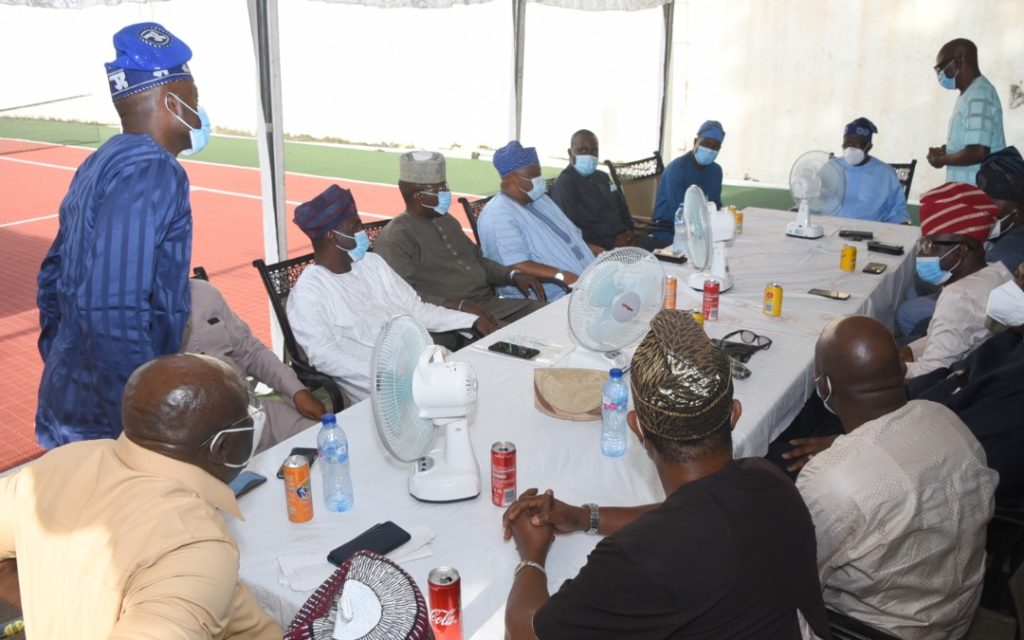 PHOTONEWS: Lagos Caucus of House of Reps paid a courtesy ...